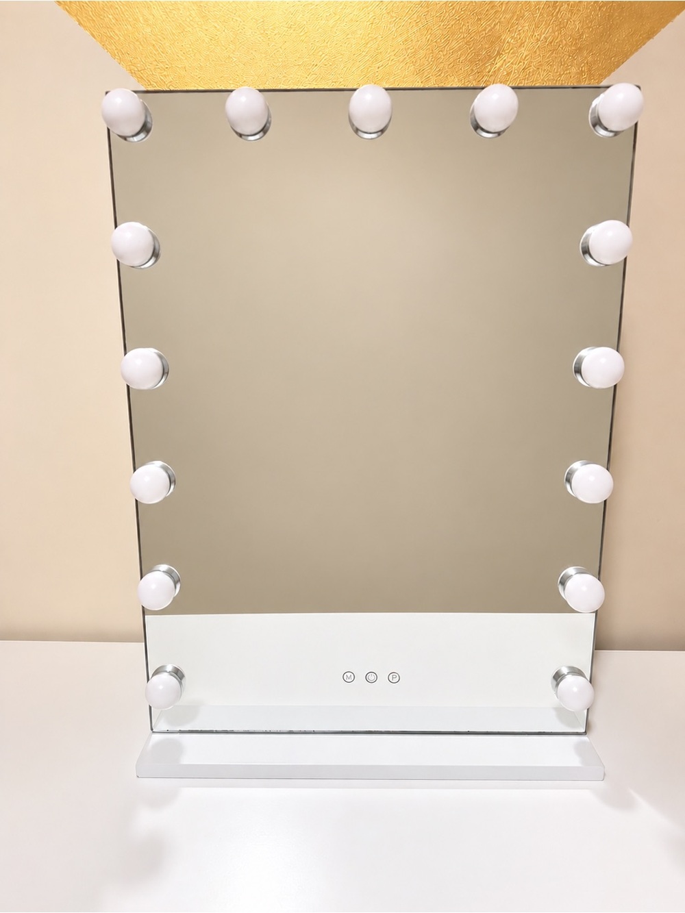 White LED Vanity Mirror with Touch Controls - Home Accents